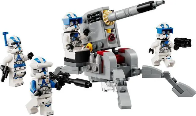 Main image of international version star wars Series 75345 501st Clone Troopers Battle Pack Number of parts 119 Suitable for age 6+ toy building blocks