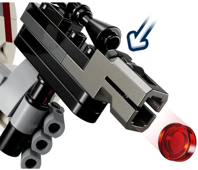 Alt view image 4 of 5 - international version star wars Series 75390 Luke Skywalker X-Wing Mech Number of parts 195 Suitable for age 6+ toy building blocks
