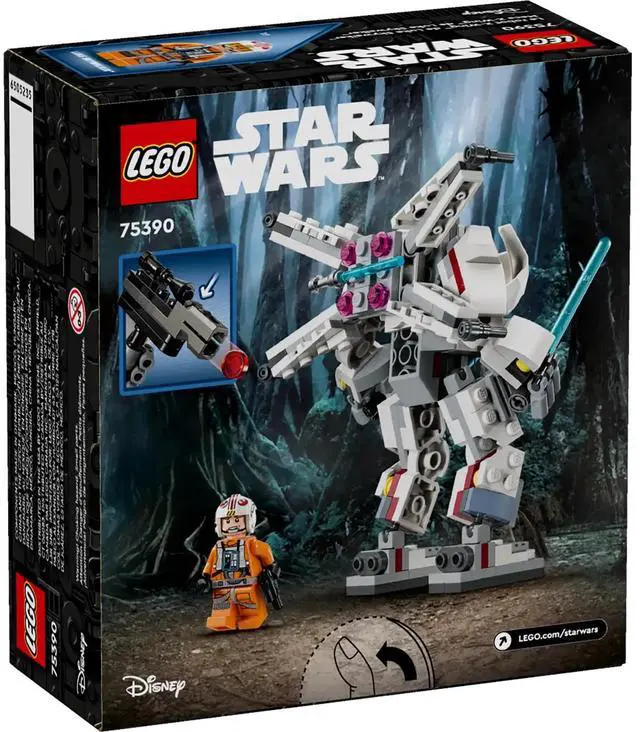 Alt view image 5 of 5 - international version star wars Series 75390 Luke Skywalker X-Wing Mech Number of parts 195 Suitable for age 6+ toy building blocks