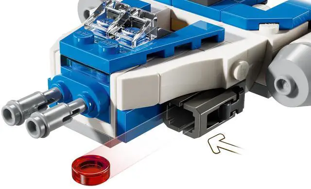 Alt view image 5 of 5 - international version star wars Series 75391 Captain Rex Y-Wing Microfighter Number of parts 99 Suitable for age 6+ toy building blocks
