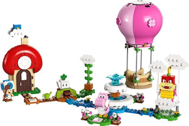Main image of international version super mario Series 71419 Peach's Garden Balloon Ride Expansion Set Number of parts 453 Suitable for age 7+ toy building blocks
