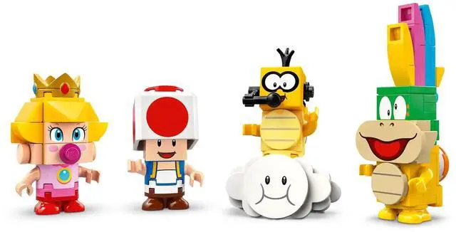 Alt view image 4 of 5 - international version super mario Series 72036 Mario Kart  Baby Peach & Grand Prix Set Number of parts 823 Suitable for age 8+ toy building blocks
