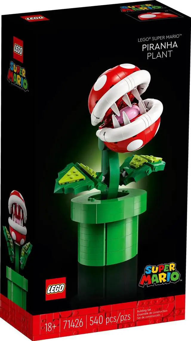 Alt view image 2 of 5 - international version super mario Series 71426 Piranha Plant Number of parts 540 Suitable for age 18+ toy building blocks