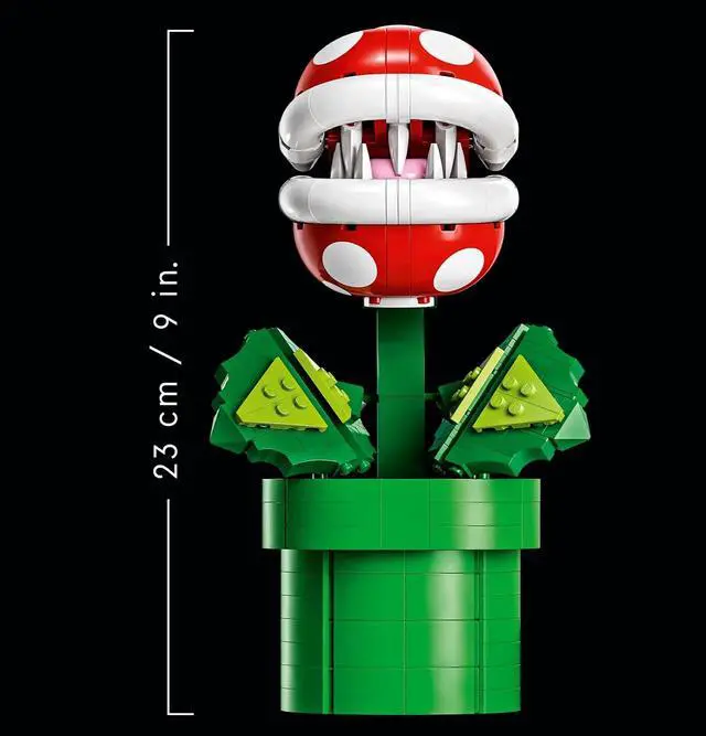 Alt view image 4 of 5 - international version super mario Series 71426 Piranha Plant Number of parts 540 Suitable for age 18+ toy building blocks