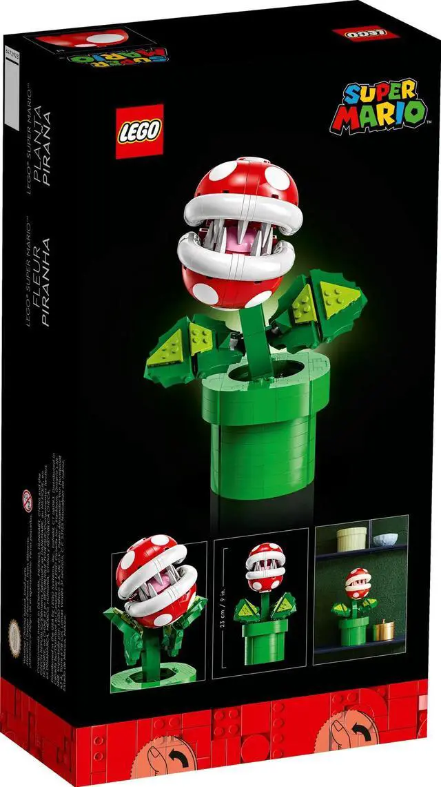 Alt view image 5 of 5 - international version super mario Series 71426 Piranha Plant Number of parts 540 Suitable for age 18+ toy building blocks