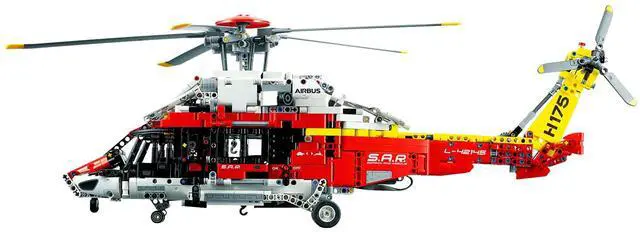 Alt view image 5 of 5 - international version TECHHNIC Series 42145 Airbus H175 Rescue Helicopter Number of parts 2001 Suitable for age 11+ toy building blocks