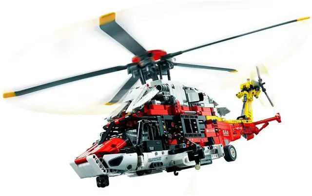 Alt view image 4 of 5 - international version TECHHNIC Series 42145 Airbus H175 Rescue Helicopter Number of parts 2001 Suitable for age 11+ toy building blocks