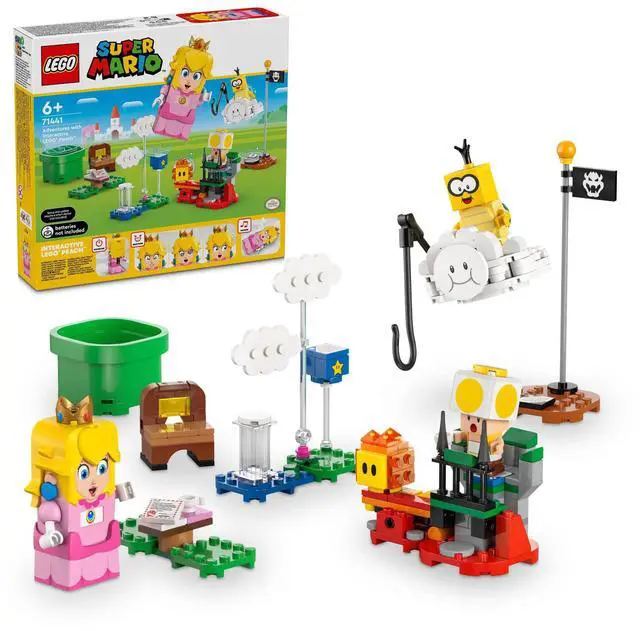 Alt view image 2 of 5 - international version super mario Series 71441 Adventures with Interactive LEGO® Peach Number of parts 208 Suitable for age 6+ toy building blocks