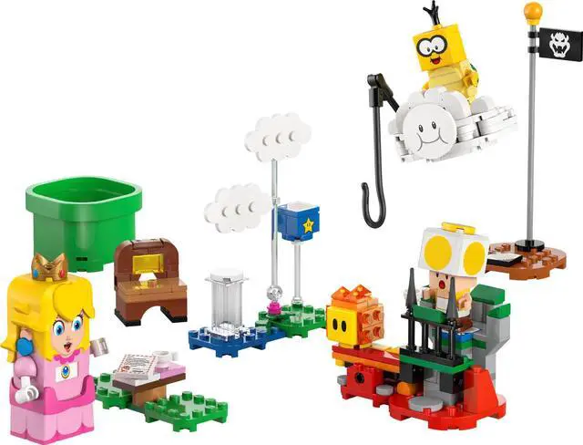 Main image of international version super mario Series 71441 Adventures with Interactive LEGO® Peach Number of parts 208 Suitable for age 6+ toy building blocks
