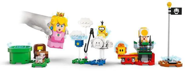 Alt view image 4 of 5 - international version super mario Series 71441 Adventures with Interactive LEGO® Peach Number of parts 208 Suitable for age 6+ toy building blocks