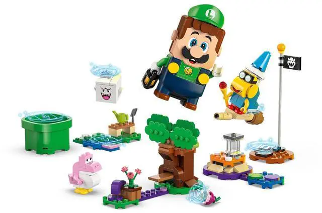 Alt view image 3 of 5 - international version super mario Series 71440 Adventures with Interactive LEGO® Luigi Number of parts 210 Suitable for age 6+ toy building blocks