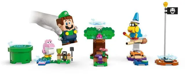Alt view image 4 of 5 - international version super mario Series 71440 Adventures with Interactive LEGO® Luigi Number of parts 210 Suitable for age 6+ toy building blocks