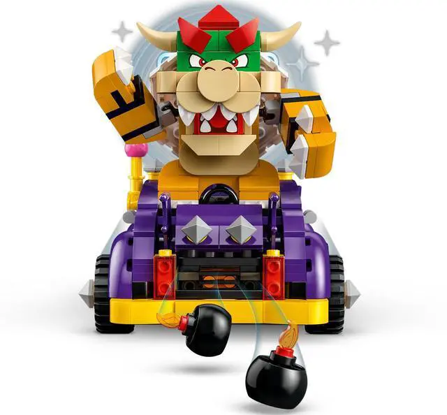 Alt view image 4 of 5 - international version super mario Series 71431 Bowser's Muscle Car Expansion Set Number of parts 458 Suitable for age 8+ toy building blocks