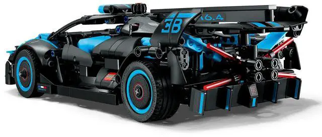 Alt view image 4 of 5 - international version TECHHNIC Series 42162 Bugatti Bolide Agile Blue Number of parts 905 Suitable for age 9+ toy building blocks