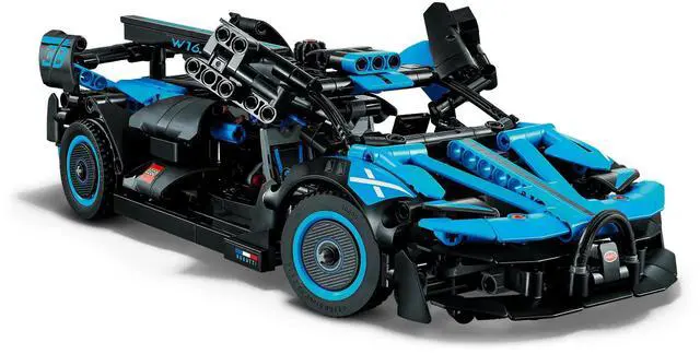 Alt view image 5 of 5 - international version TECHHNIC Series 42162 Bugatti Bolide Agile Blue Number of parts 905 Suitable for age 9+ toy building blocks