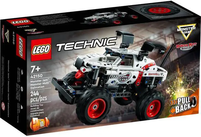 Alt view image 2 of 5 - international version TECHHNIC Series 42150 Monster Jam Monster Mutt Dalmatian Number of parts 244 Suitable for age 7+ toy building blocks