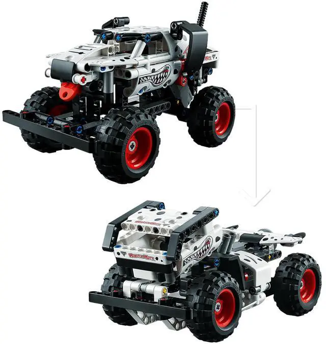 Alt view image 5 of 5 - international version TECHHNIC Series 42150 Monster Jam Monster Mutt Dalmatian Number of parts 244 Suitable for age 7+ toy building blocks