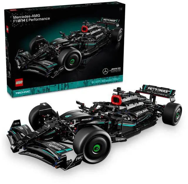 Alt view image 2 of 5 - international version TECHHNIC Series 42171 Mercedes-AMG F1 W14 E Performance Number of parts 1643 Suitable for age 18+ toy building blocks