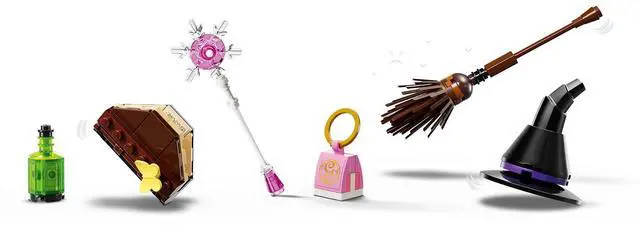 Alt view image 5 of 5 - international version WICKED Series 75682 Elphaba & Glinda Figures Number of parts 558 Suitable for age 10+ toy building blocks