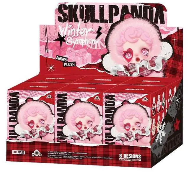 POP MART SKULLPANDA Winter Symphony Series Plush Case of 6