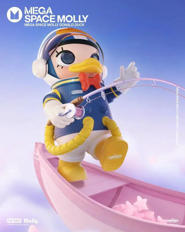 Alt view image 4 of 5 - POP MART MEGA SPACE MOLLY 400% Donald Duck