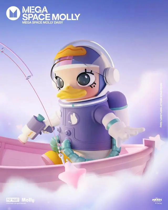 POP MART100% Space Molly ドナルド　デイジ Donald 楽天市場】MEGA コレクション 400% SPACE MOLLY Donald Duck