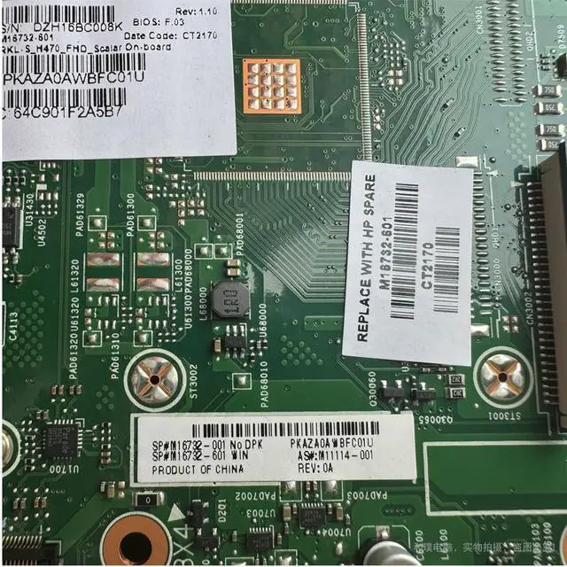 Alt view image 3 of 4 - HP Pavilion 24-K 27-D M16732-001 M11114-001 M16733-001LGA 1200 Motherboard 2xDDR4 32GB M-ATX