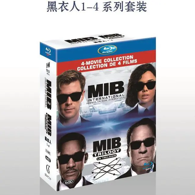Main image of international version Blu-ray Men in Black 1-4(1997-2019) English Pronunciation English subtitles