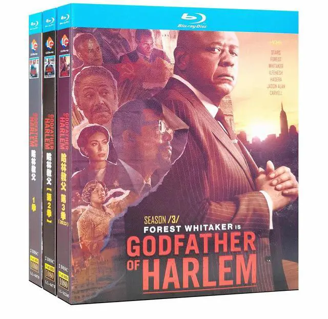 Main image of international version Blu-ray Godfather of Harlem Season 1-4(2019-2025) English Pronunciation English subtitles
