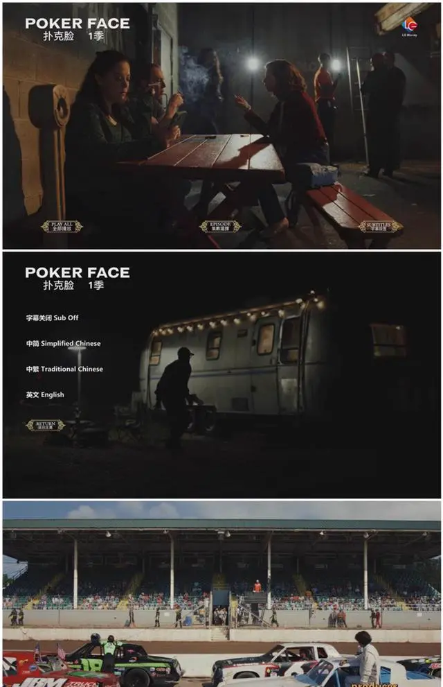 Alt view image 3 of 3 - international version Blu-ray Poker Face Season 1(2023) English Pronunciation English subtitles