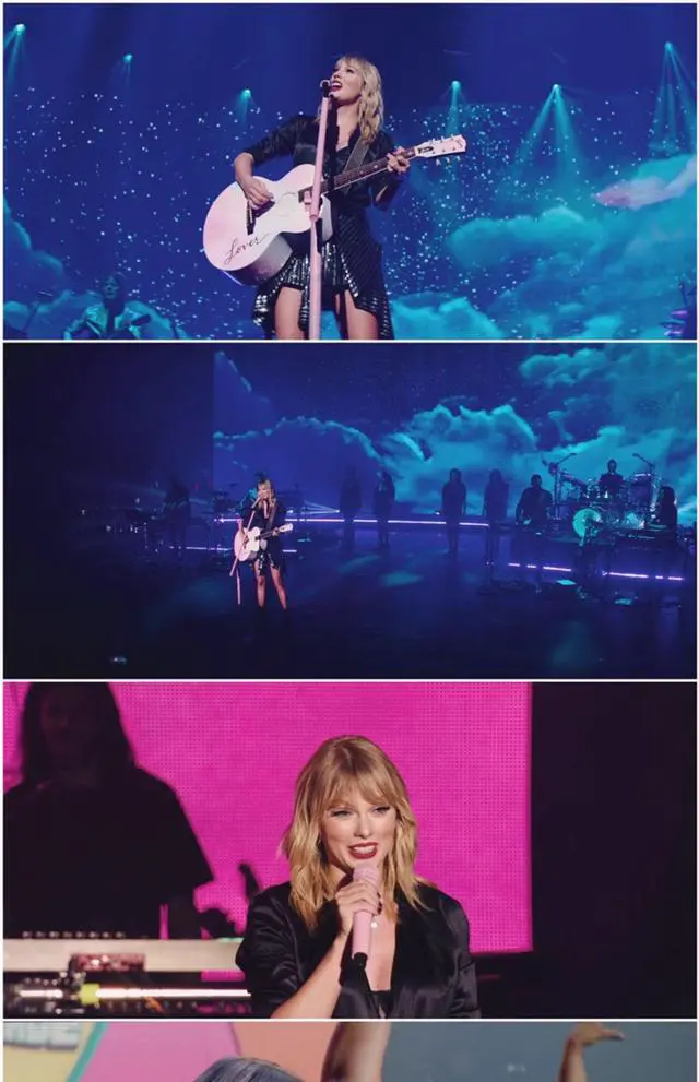 Alt view image 3 of 3 - international version Blu-ray Taylor Swift: City of Lover Concert(2020) English Pronunciation English subtitles