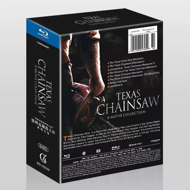 Alt view image 3 of 3 - international version Blu-ray The Texas Chainsaw Massacre Series (1974-2017)BD English pronunciation English subtitles