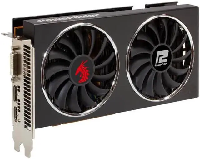 Alt view image 3 of 4 - PowerColor Red Dragon Radeon RX 5500 XT GDDR6 1737MHz(Game) /up to 1685MHz (Base) / up to 1845MHz(Boost SL DVI-D/ HDMI / DisplayPort Video Cards