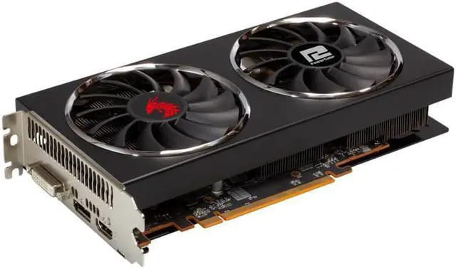 Alt view image 2 of 4 - PowerColor Red Dragon Radeon RX 5500 XT GDDR6 1737MHz(Game) /up to 1685MHz (Base) / up to 1845MHz(Boost SL DVI-D/ HDMI / DisplayPort Video Cards
