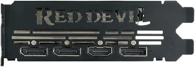 Alt view image 4 of 4 - PowerColor Red Devil Radeon RX 5600 XT 6GB GDDR6 2304 Units 1660MHz(Game) / up to 1750MHz(Boost) HDMI/ DisplayPort x3 Video Cards