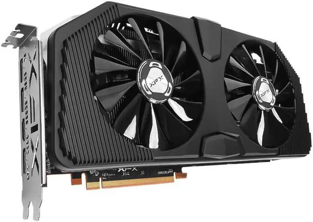 Alt view image 3 of 5 - XFX RX 5700 XT 8GB Black Wolf PCI Express 4.0 x16 2560 1980MHz 14Gbps GDDR6 256bit HDMI + DPx3 4096x2160 210W Video Cards