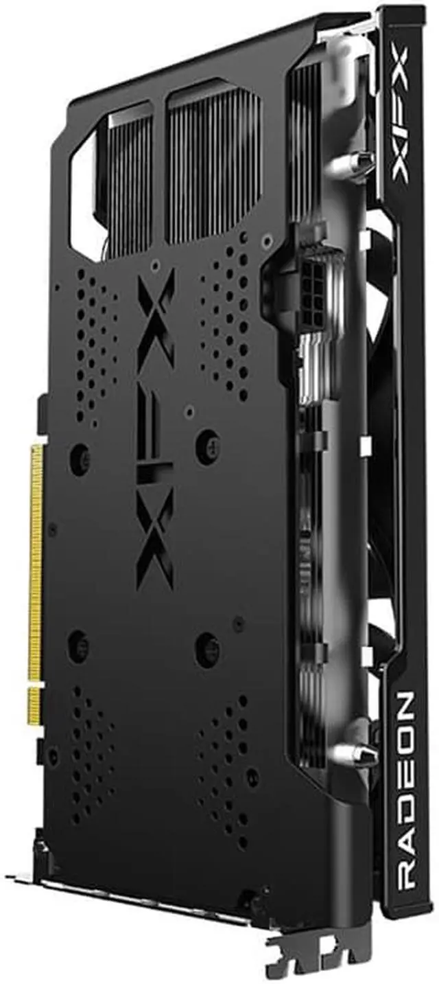 Alt view image 3 of 5 - XFX RX 6600 8GB Black Wolf Edition PCI Express 4.0 x8 1792 2491MHz 14Gbps GDDR6 128bit HDMI + DPx3 4096x2160 140W Video Cards