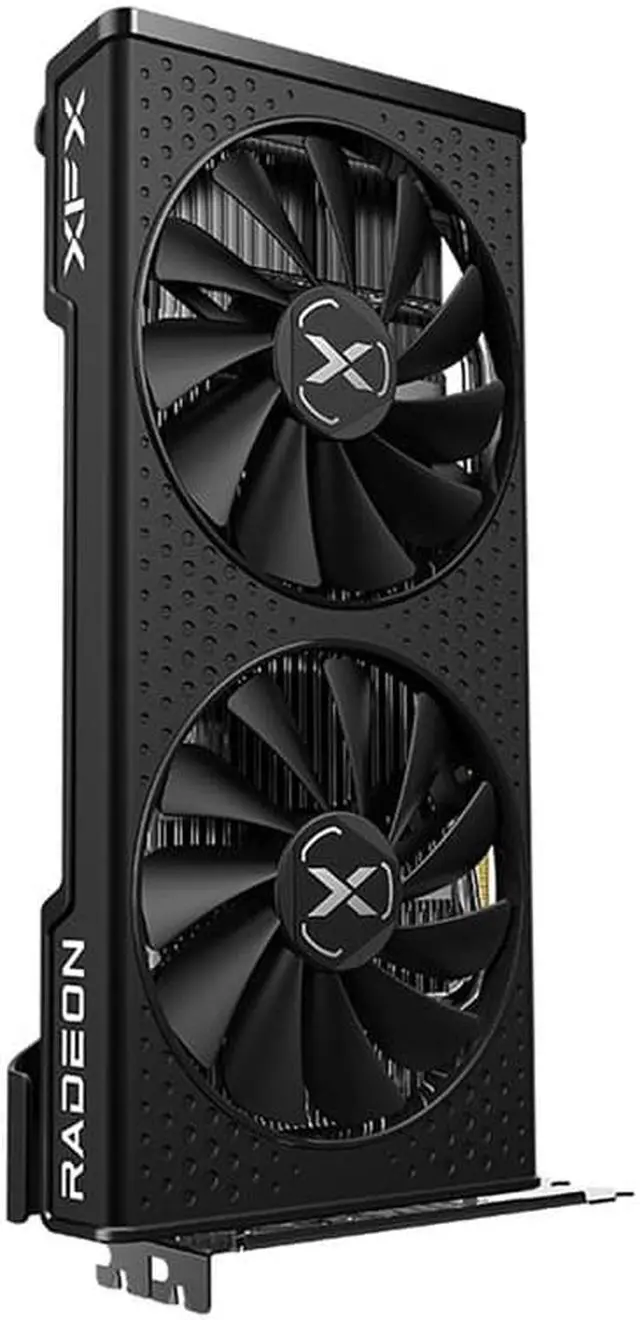 Alt view image 2 of 5 - XFX RX 6600 8GB Black Wolf Edition PCI Express 4.0 x8 1792 2491MHz 14Gbps GDDR6 128bit HDMI + DPx3 4096x2160 140W Video Cards