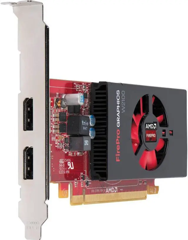 Main image of AMD FirePro W2100 2GB DDR3 128-bit PCI Express 3.0 x16 Full Height Video Card