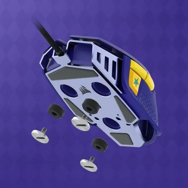 Alt view image 3 of 4 - M65 RGB ULTRA JOJO Edition Purple Gaming Mouse 26000DPI Seitaro Shi no Kai Limited Edition Optical Micro Motion Mouse