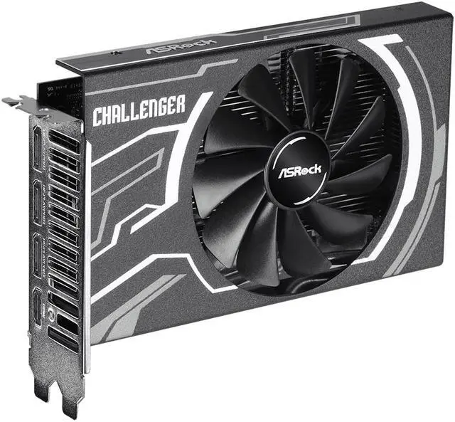 Alt view image 3 of 4 - ASRock AMD Radeon RX 5500 XT Challenger ITX 8G 128-bit GDDR6 3 x DisplayPort, 1 x HDMI 845 MHz / 14 Gbps  Video Cards