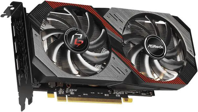 Alt view image 2 of 5 - ASRock AMD Radeon RX 5500 XT Phantom Gaming D 8G OC 128-bit GDDR6 3 x DP 1.4 (DSC 1.2a) / HDMI 2.0b Video Cards