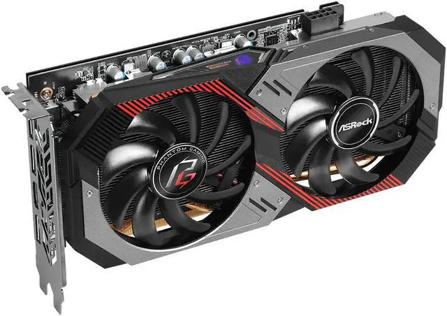 Alt view image 3 of 4 - ASRock AMD Radeon RX 5600 XT Phantom Gaming D2 6G OC 192-bit GDDR6 3 x DisplayPort / 1 x HDMI Video Cards