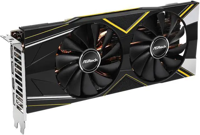 Alt view image 3 of 5 - ASRock AMD Radeon RX 5700 Challenger D 8G OC 256-bit GDDR6 3 x DisplayPort, 1 x HDMI 281 x 137 x 42mm Video Cards