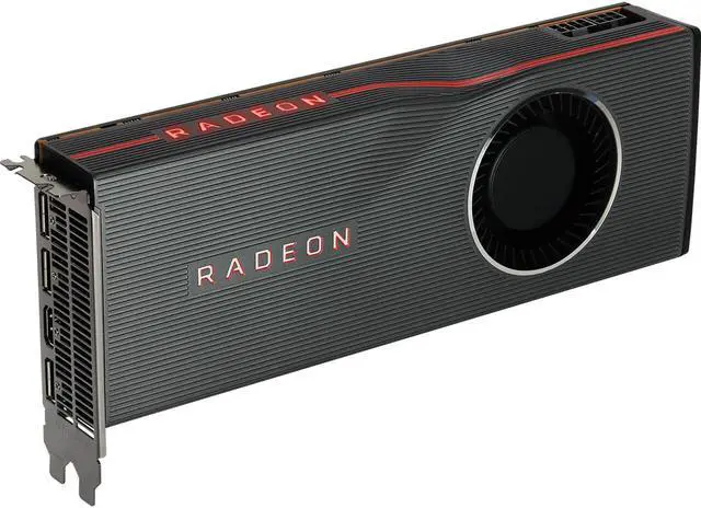 Alt view image 3 of 5 - ASRock AMD Radeon RX 5700 XT 8G 256-bit GDDR6 3 x DisplayPort, 1 x HDMI 284.8 x 126.47 x 42 mm Video Cards