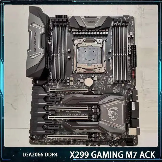 Main image of FOR  X299 GAMING M7 ACK For Msi LGA2066 DDR4 256G M.2*2 U.2 USB3.1 SATA3*8 ATX Desktop Motherboard Original Quality Fast Ship