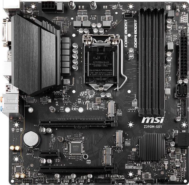 For MSI Z390M-S01 LGA 1151 Intel Z390 DDR4 Dual M.2 USB3.1 Micro ATX  Motherboard