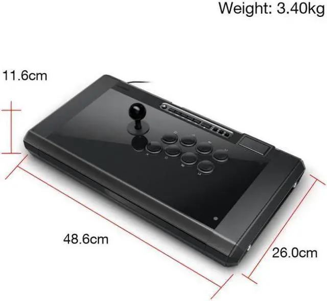 Alt view image 3 of 5 - QANBA Q7 Obsidian 2 Arcade Game Joystick Support PS5/PS4/PS3/PC international version