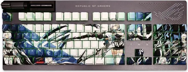 Alt view image 4 of 7 - SWS ROG global translucency PBT heat-sublimation keycaps 108key Cherry Height