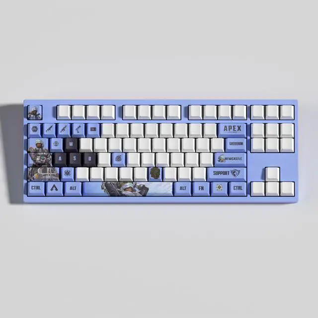 Alt view image 3 of 4 - APEX keycap NEWCASTLE PBT heat-sublimation keycaps 29key OEM Height